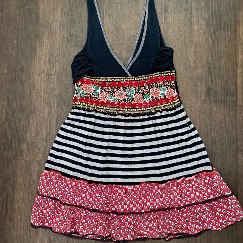 Free People Striped Floral Dress